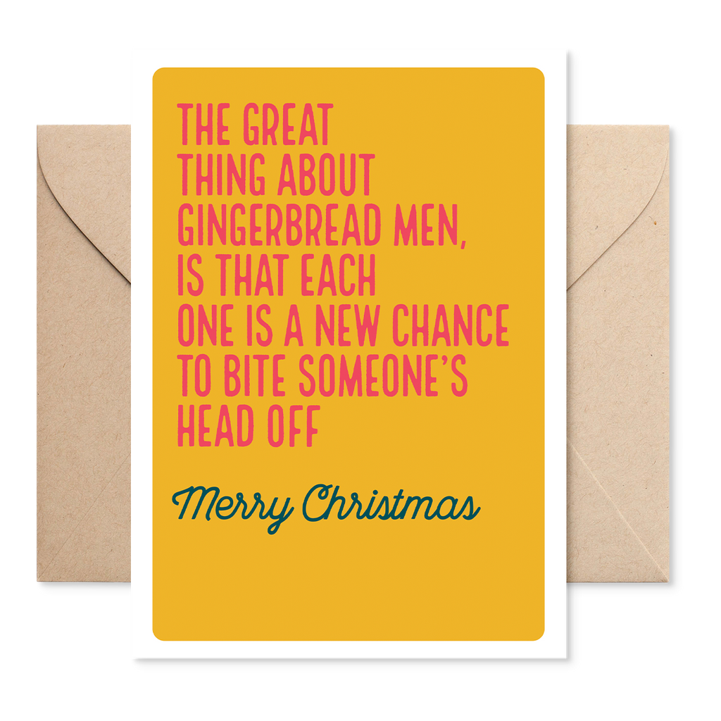 Marsha By The Sea 'Gingerbread Men' Card