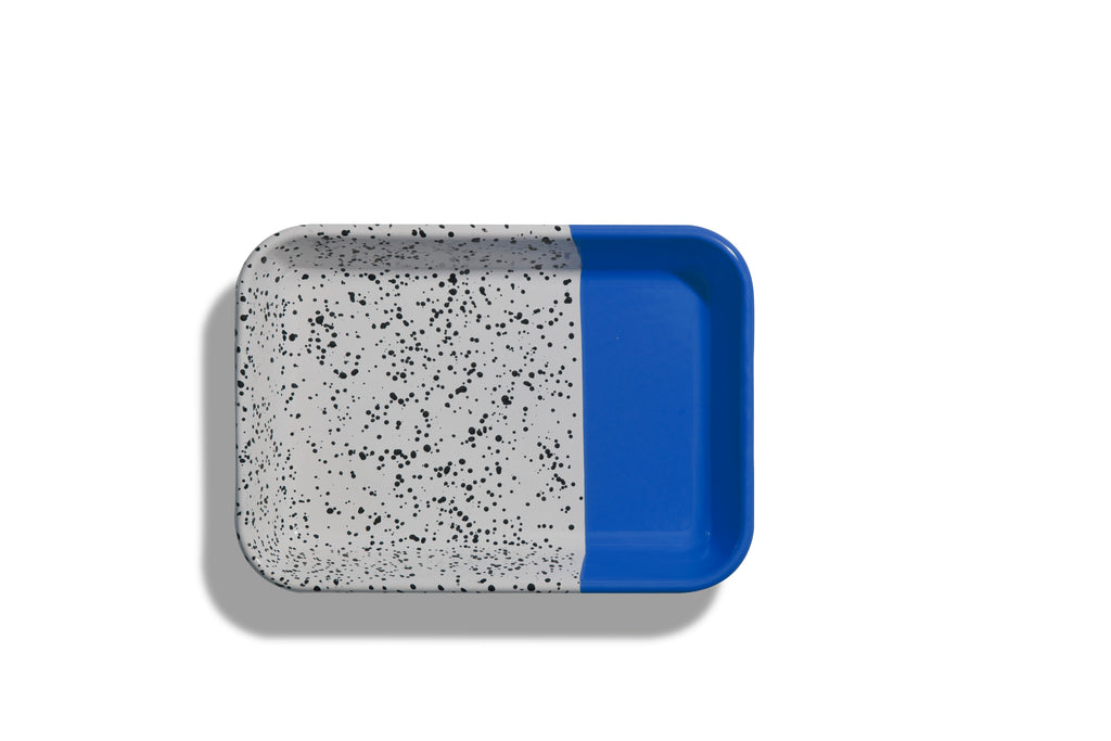 Kapka Mind-Pop Cobalt Blue Enamel Big Mezze Plate
