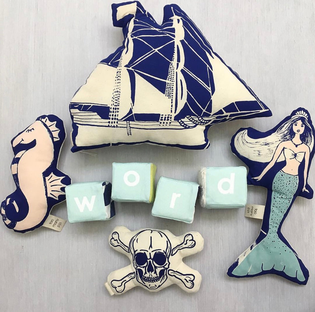 Too Many Pj’s Handmade Pirate Ship Soft Toy