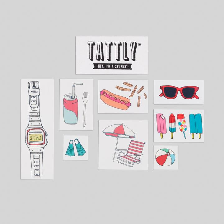 Tattly 8-Pack Boardwalk Tattoo Collection