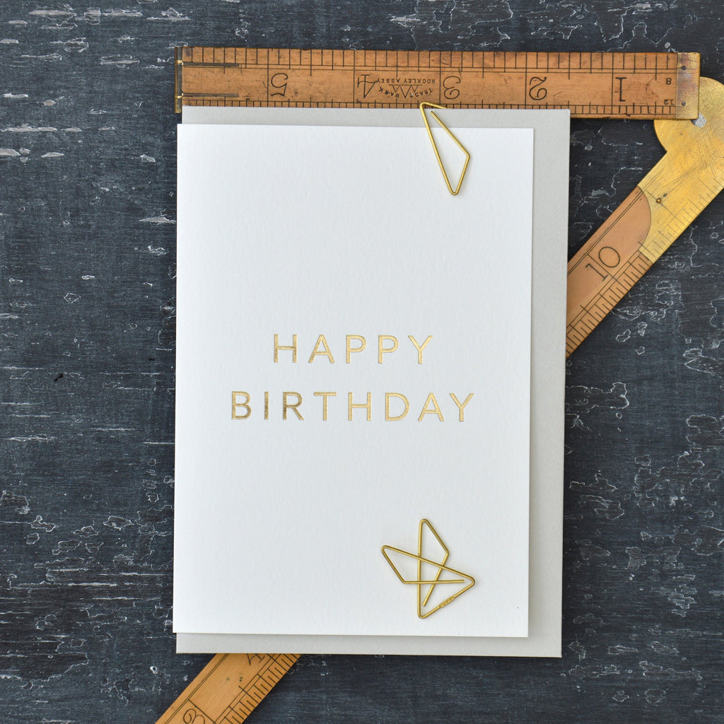 Lonetree Straight Up Happy Birthday Card