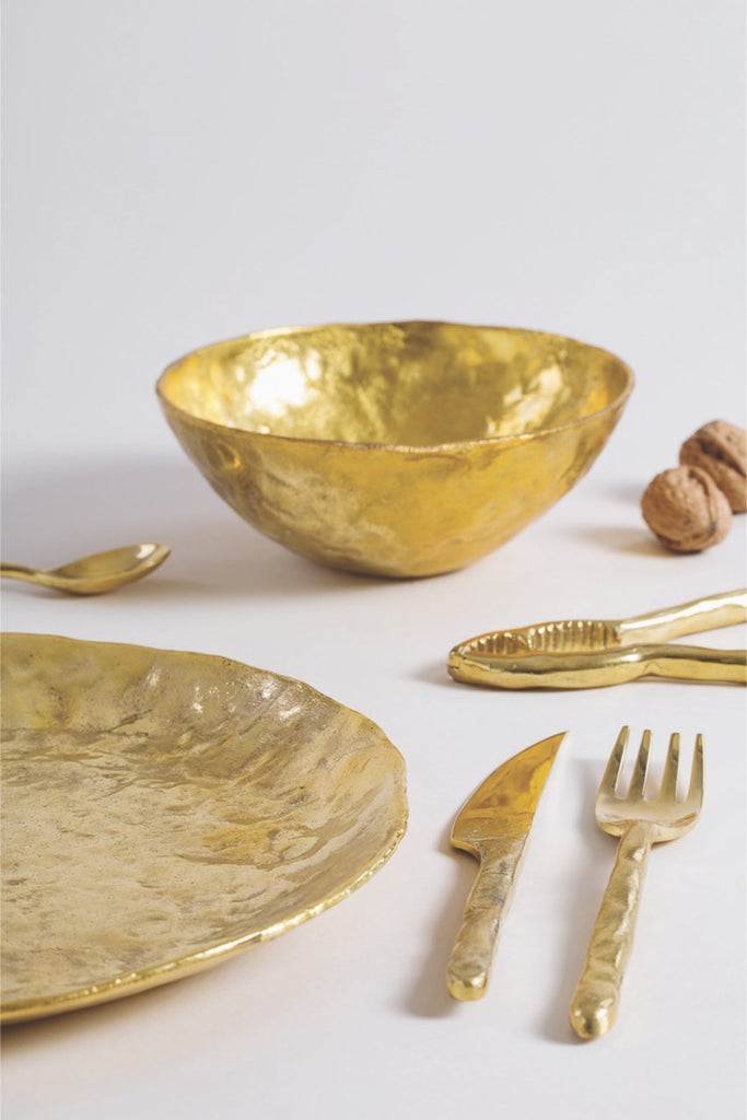 Seletti 'Fingers' Brass Platter