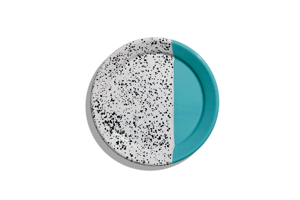 Kapka Mind-Pop Turquoise Enamel Plate