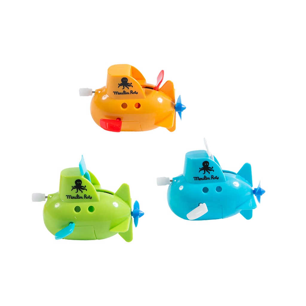 Moulin Roty 3-Pack Wind-Up Mini Submarines