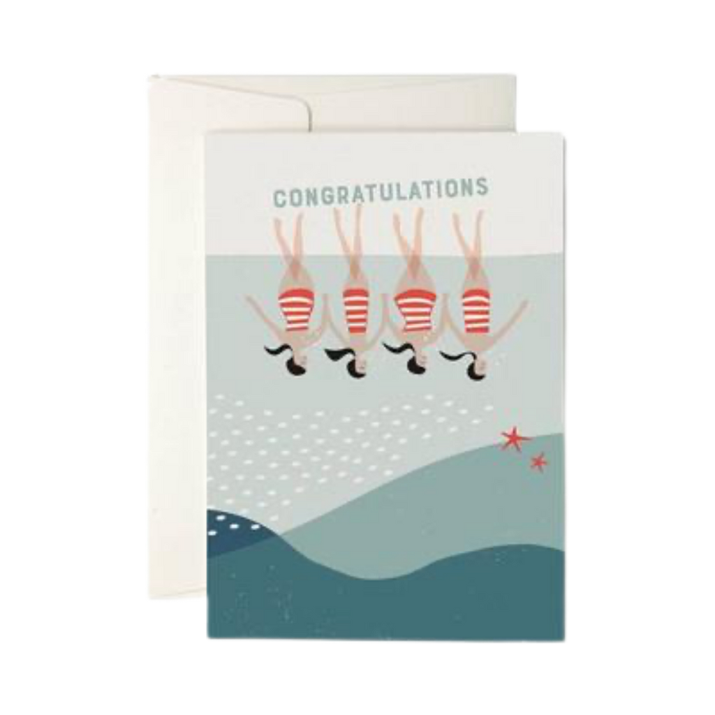 Pleased To Meet Congratulations Synchro Greeting Card