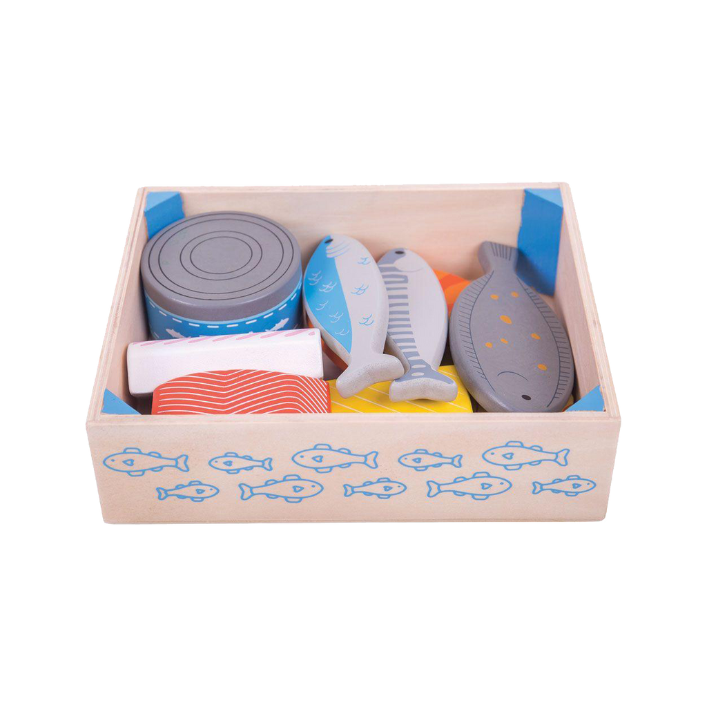 Bigjigs Wooden Seafood Crate