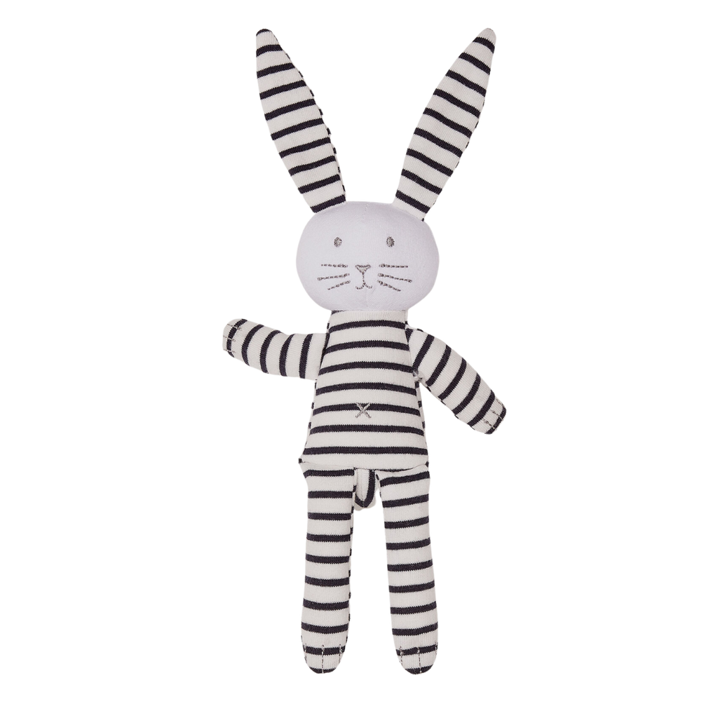 Petit Bateau Babies' Striped Jersey Bunny Comforter