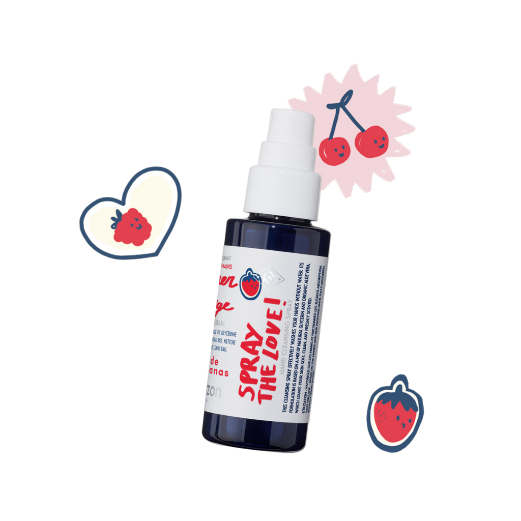 Kerzon 3-Pack Hand Spray 'Super Rouge' Cherry & Raspberry
