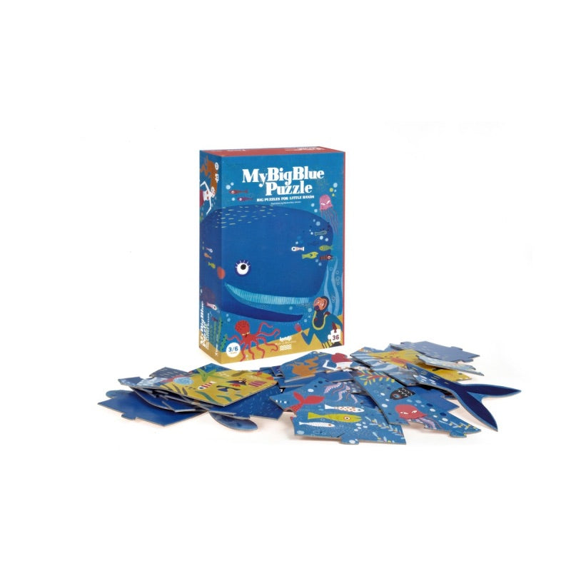 Londji My Big Blue Recycled Paper Puzzle