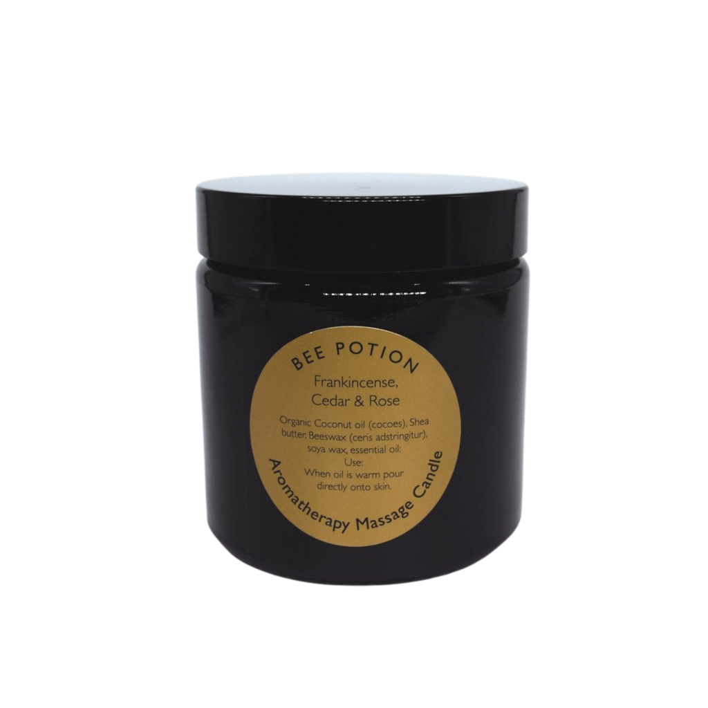 Bee Potion Bee Relaxed Ylang Ylang, Cedar & Ginger Aromatherapy Massage Candle