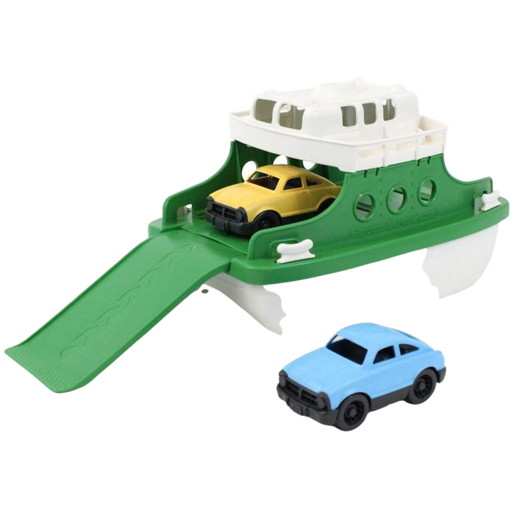 Green Toys Recycled Plastic Ferry Boat With Cars - Green
