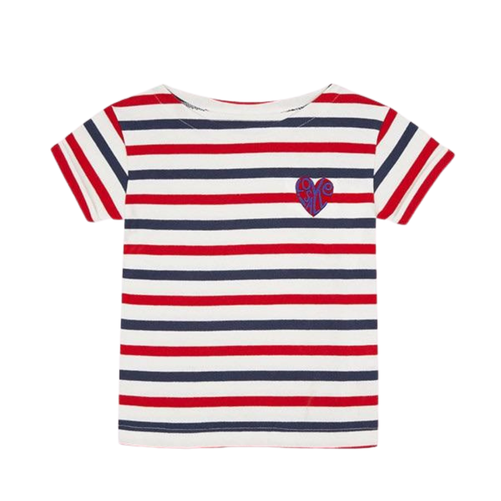Maison Labiche Kids Love Is All Sailor T-Shirt