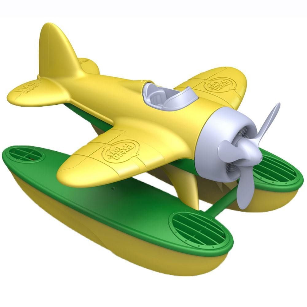 Green Toys Recycled Plastic Seaplane - Yellow Wings