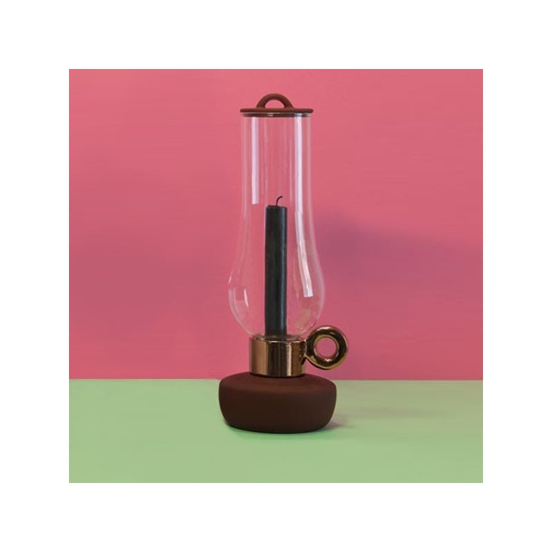 Seletti Lantern Candleholder Rust