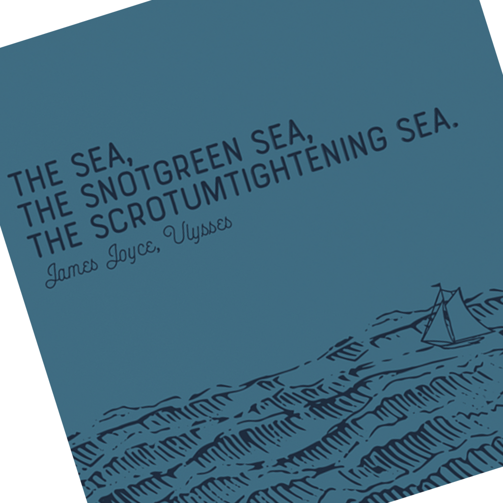 Marsha By The Sea 'The Snotgreen Sea' A3 Print